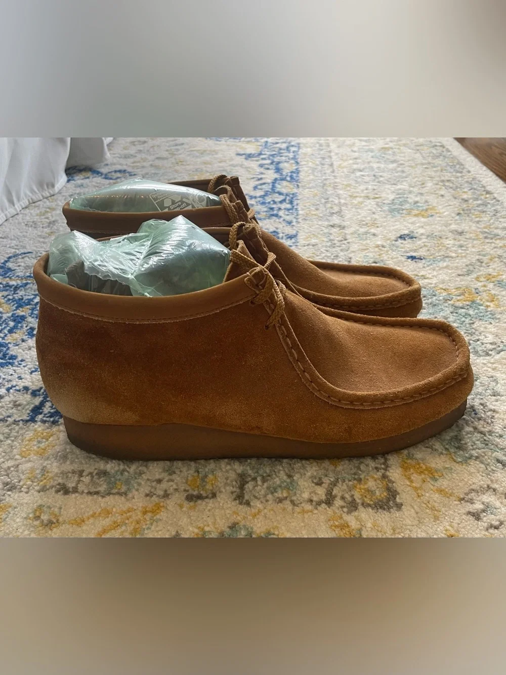 Clarks Men's Casual Suede Wallabee Shoes - Brown